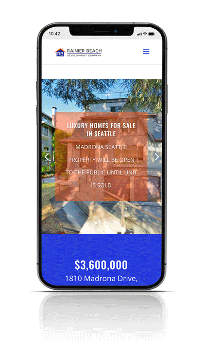 Rainier Beach Development Company Mobile Homepage