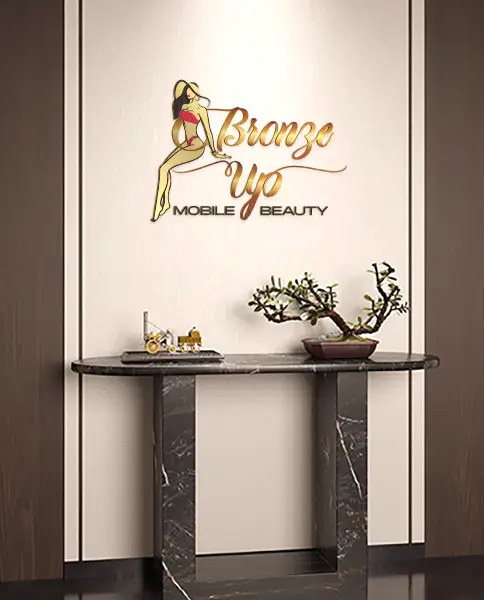 Bronze Up Hallway Sign