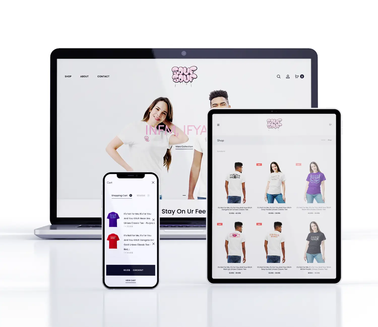 SoufSouf E-Commerce Responsive Website Design